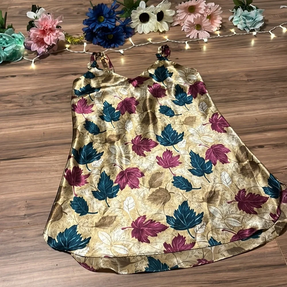 Fall Colors Gold Slip Dress Nighty 🚨Fall Trend 2022🚨